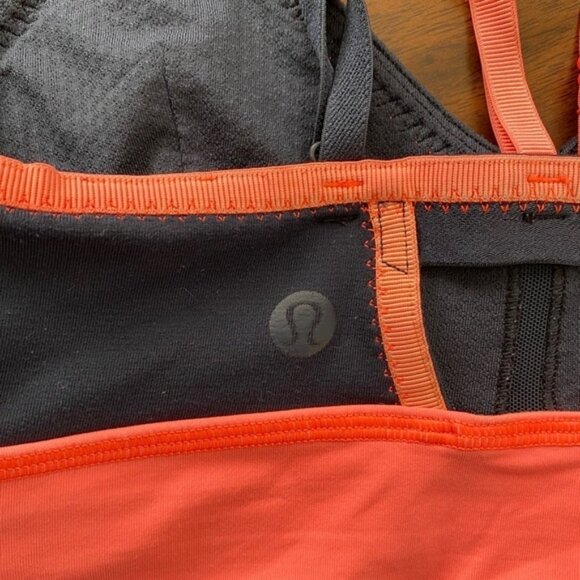 Lululemon Flip Your Dog Bra Inkwell Light Flare 4 - Picture 4 of 6
